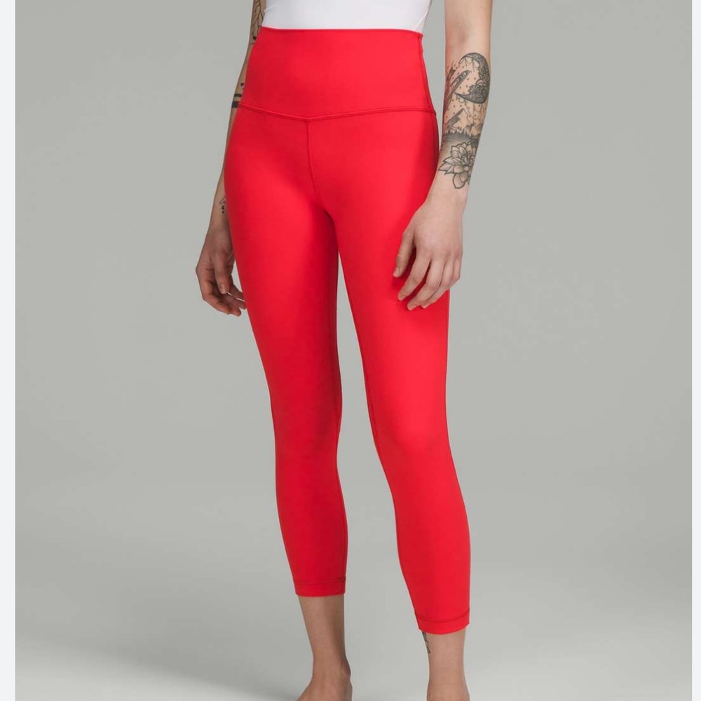 NWOT Lululemon Align High-Rise Pant 25" Love Red